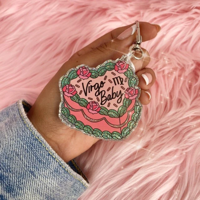 Zodiac Cake Keychain - Image 2