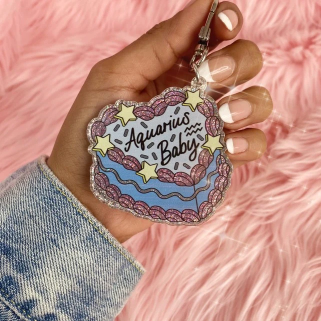 Zodiac Cake Keychain - Image 3
